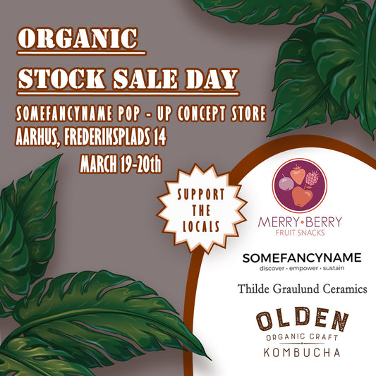 Organic Sales Day at Pop-up Concept Store in Aarhus Denmark