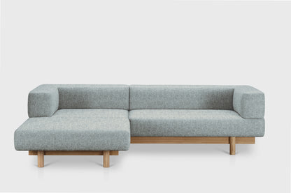 Alchemist Sofa with Chaise Longue - Recycled Wool - Decoma Granola