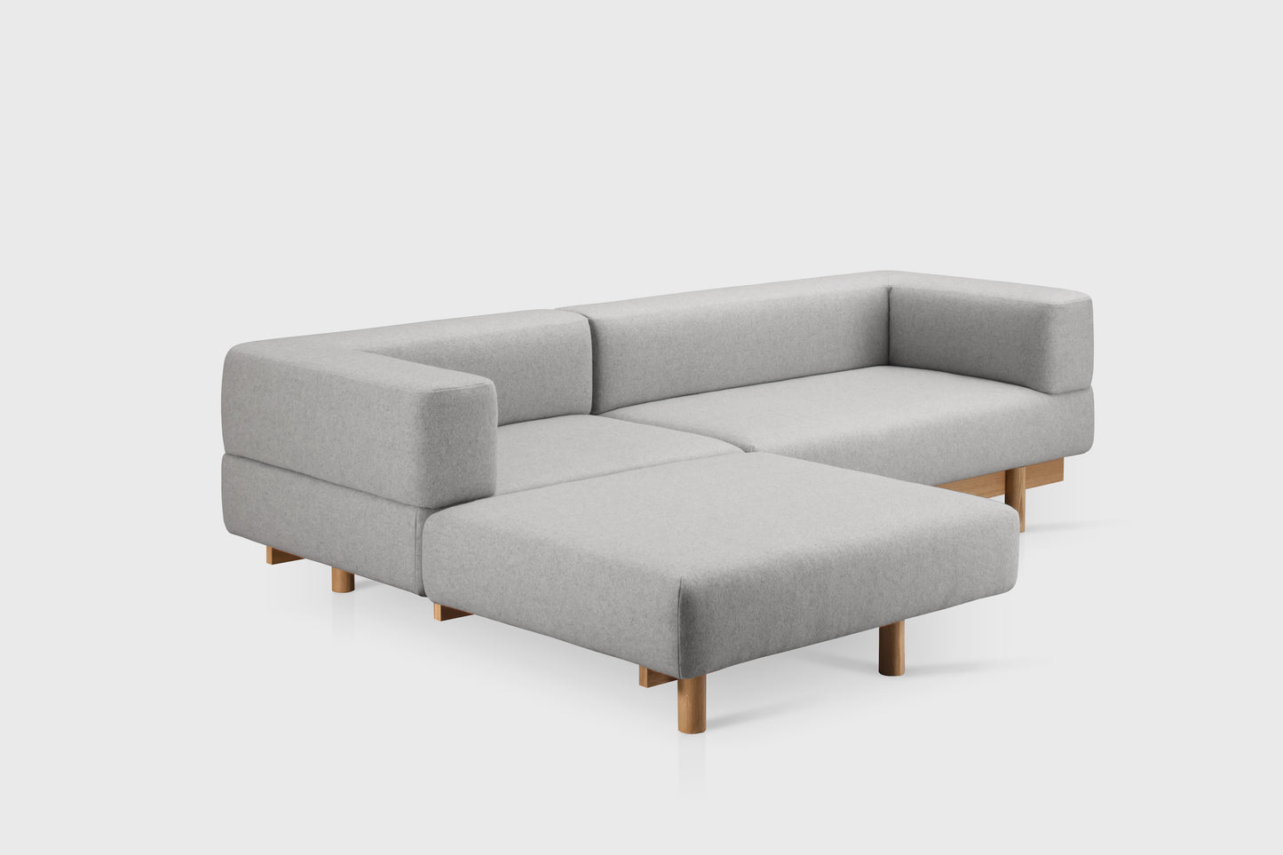 Alchemist Sofa with Chaise Longue - Recycled Wool - Audejas Floris