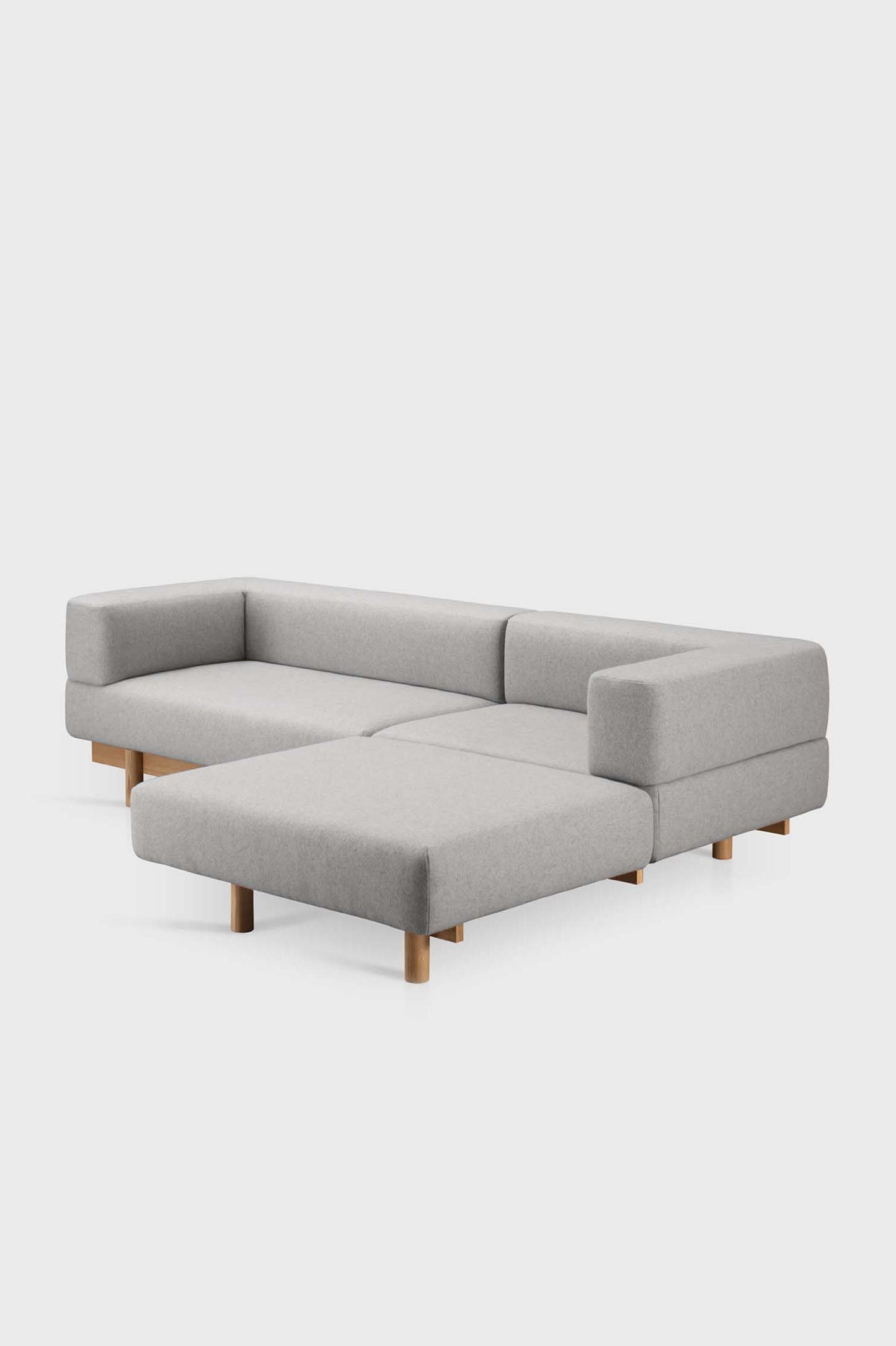 Alchemist Sofa with Chaise Longue - Recycled Wool - Audejas Floris
