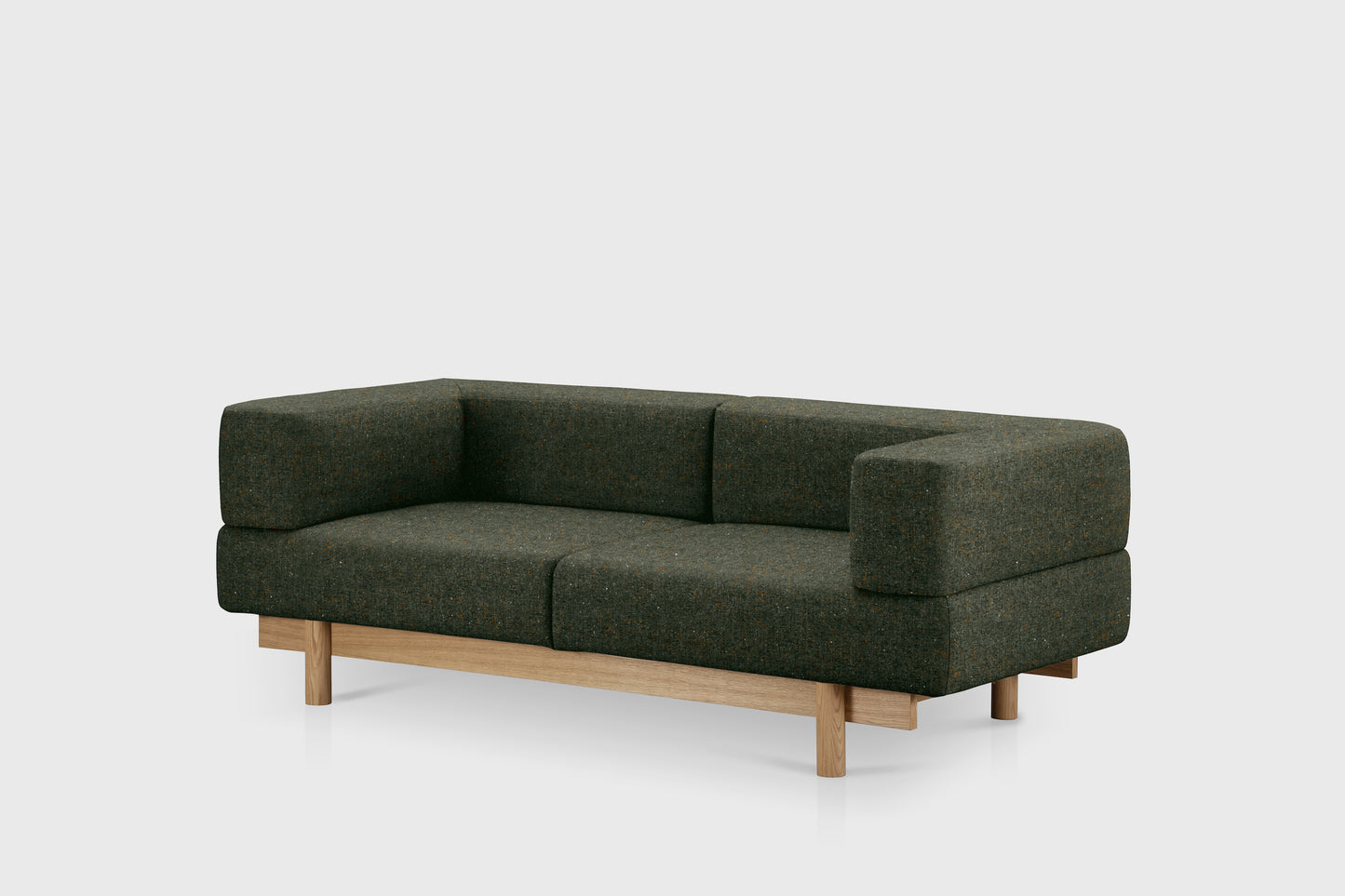 Alchemist 2-Seater Sofa - Recycled Wool - Decoma Granola