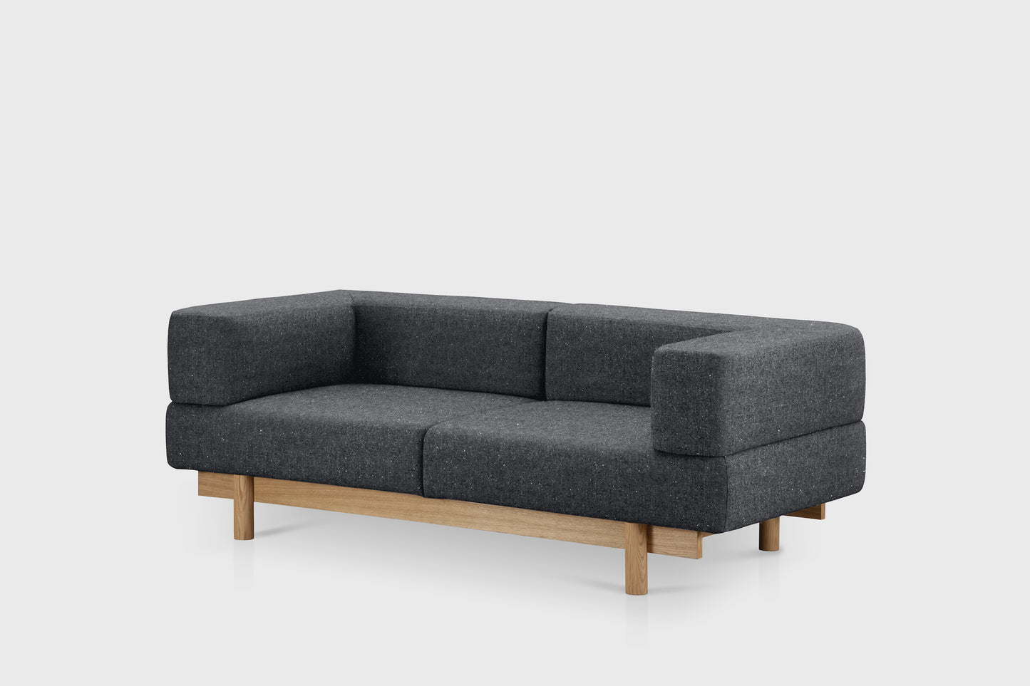 Alchemist 2-Seater Sofa - Recycled Wool - Decoma Granola