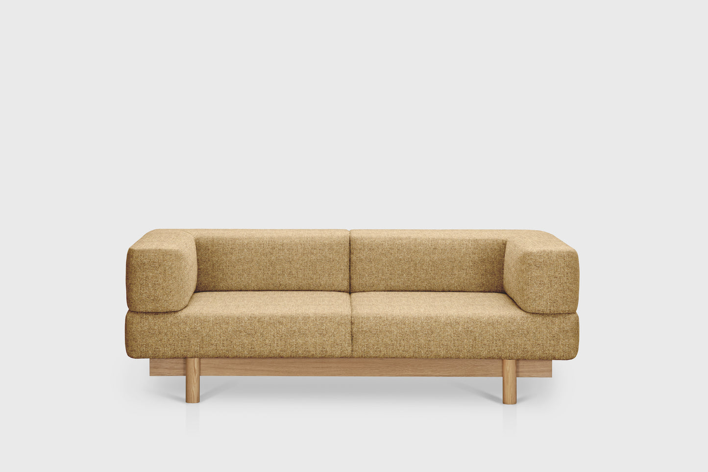 Alchemist 2-Seater Sofa - Recycled Wool - Decoma Granola