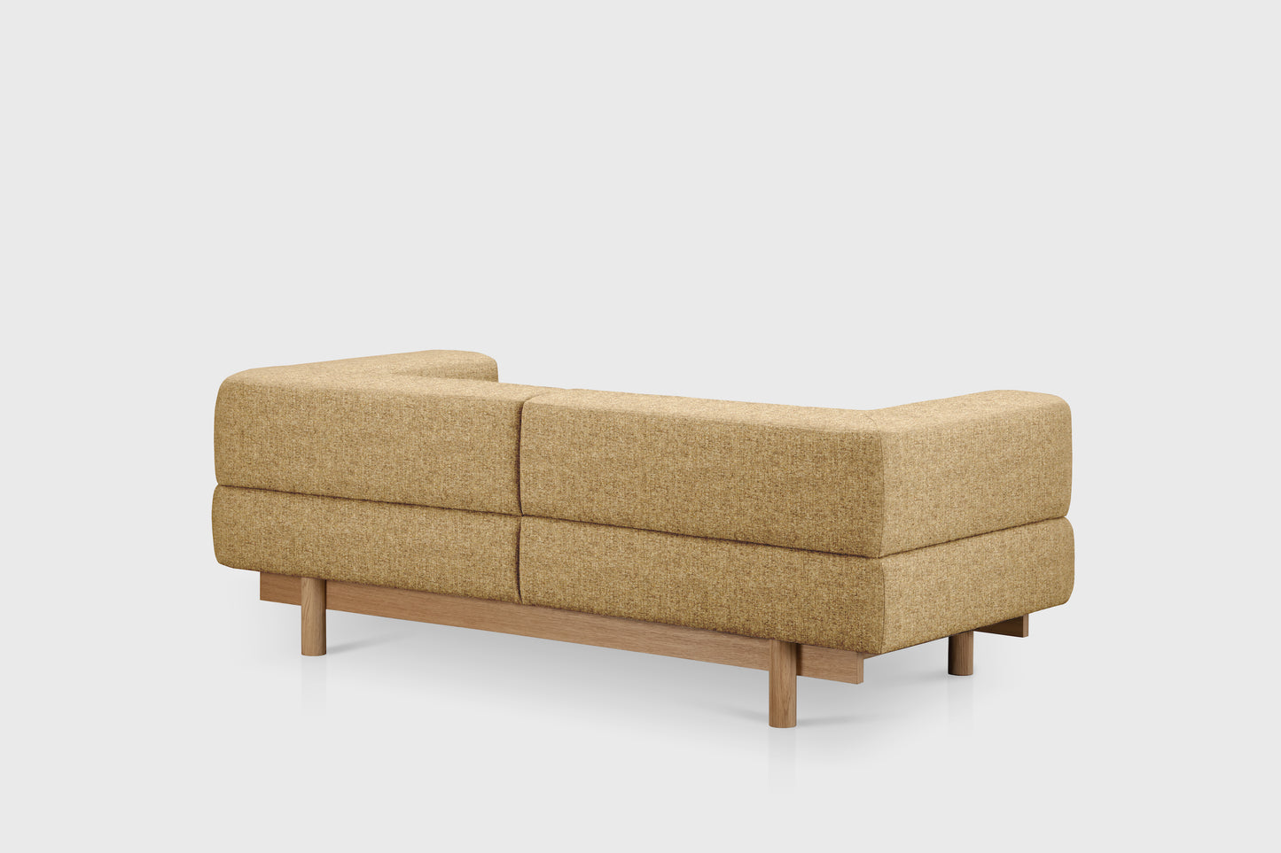 Alchemist 2-Seater Sofa - Recycled Wool - Decoma Granola