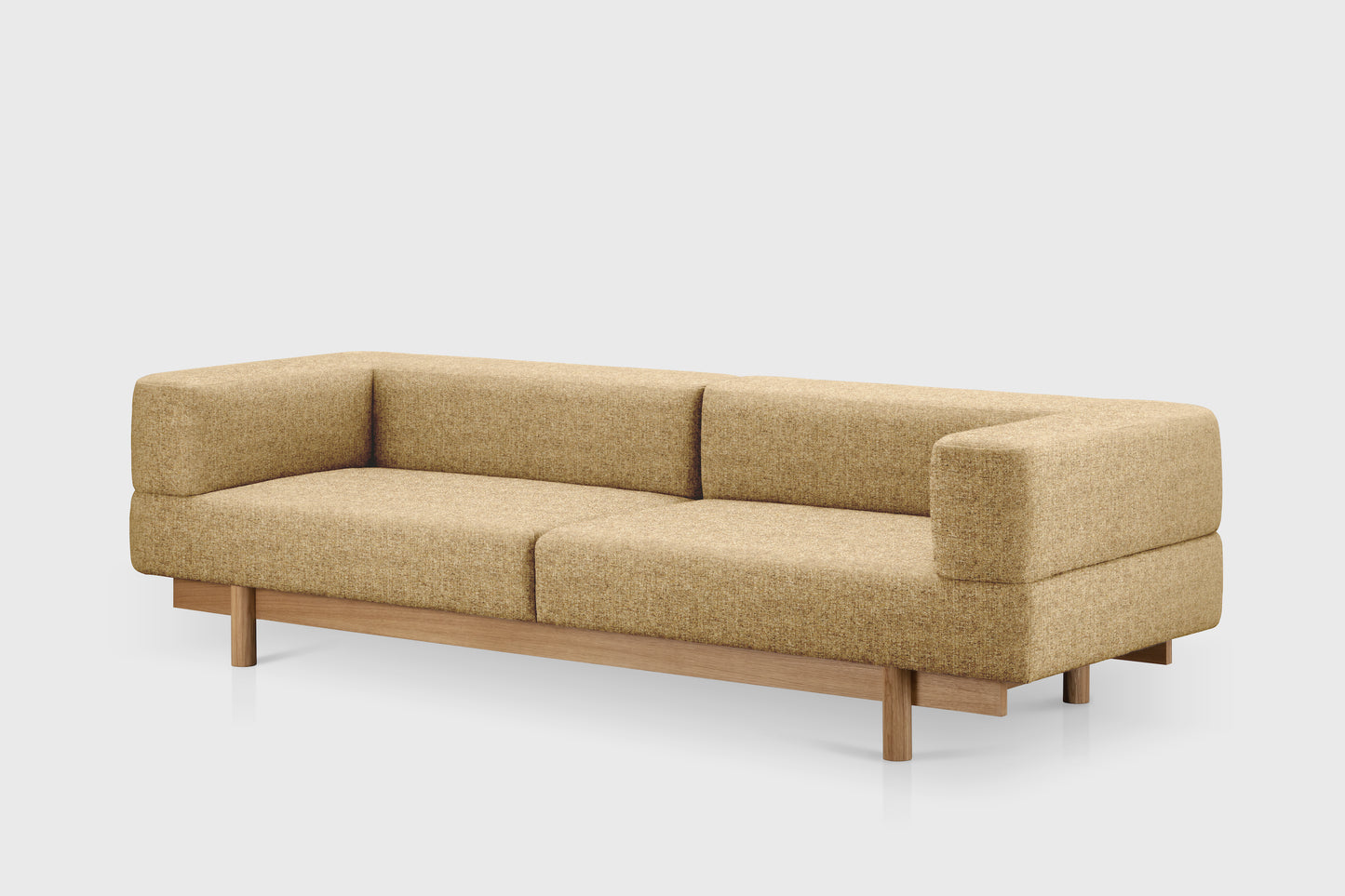 Alchemist 3-Seater Sofa - Recycled Wool - Decoma Granola