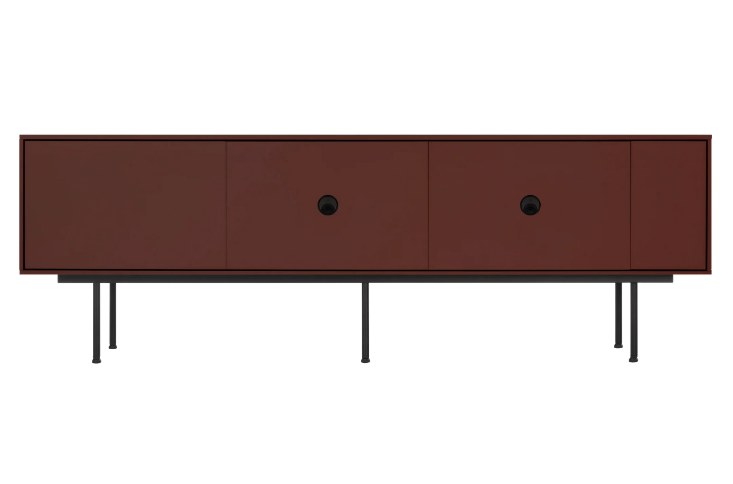 Mod TV Stand - Deep Beet Burgundy