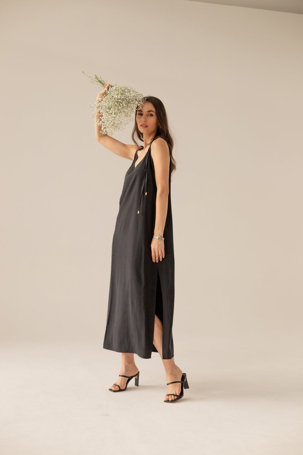 Aphrodite Maxi Dress - Black