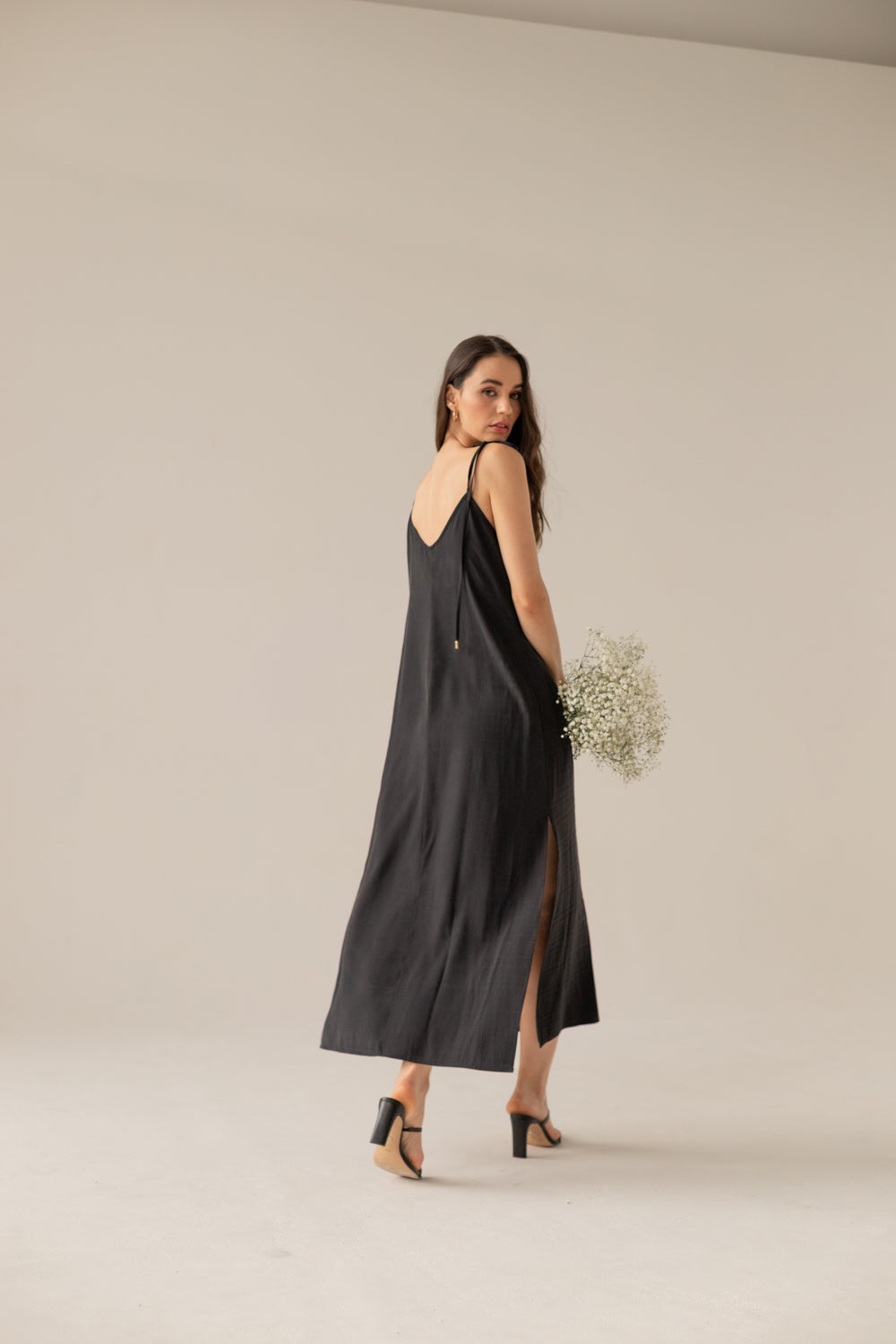Aphrodite Maxi Dress - Black