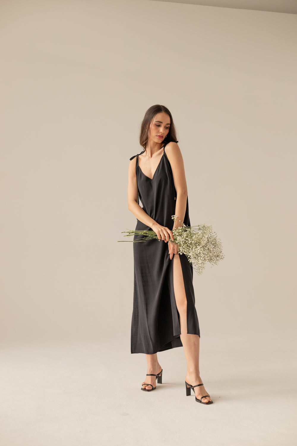 Aphrodite Maxi Dress - Black
