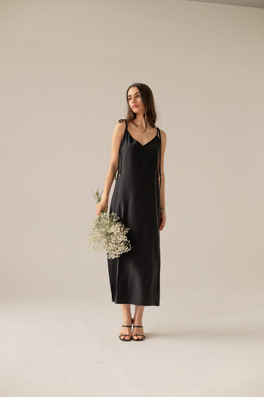 Aphrodite Maxi Dress - Black