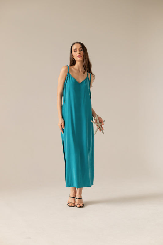 Aphrodite Maxi Dress - Turquoise
