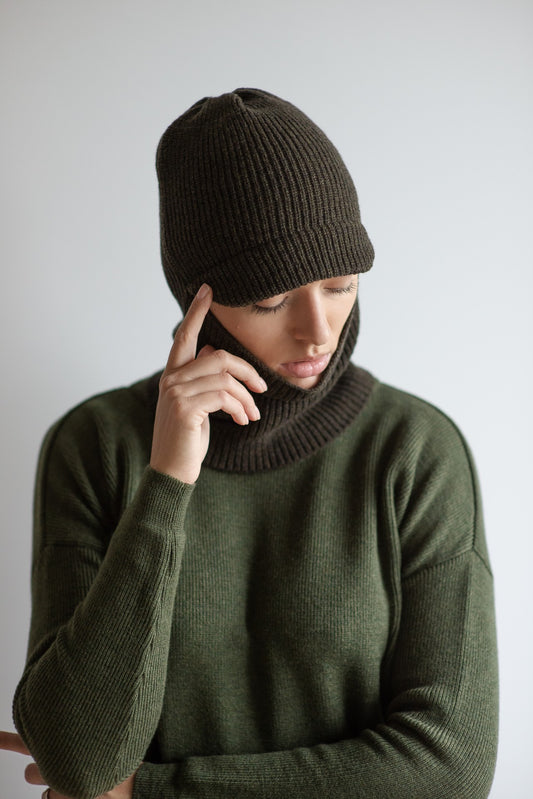 Balaclava Wool - Brown