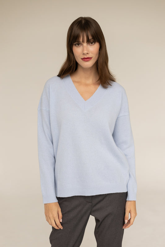 Cashmere Wool Sweater - Blue