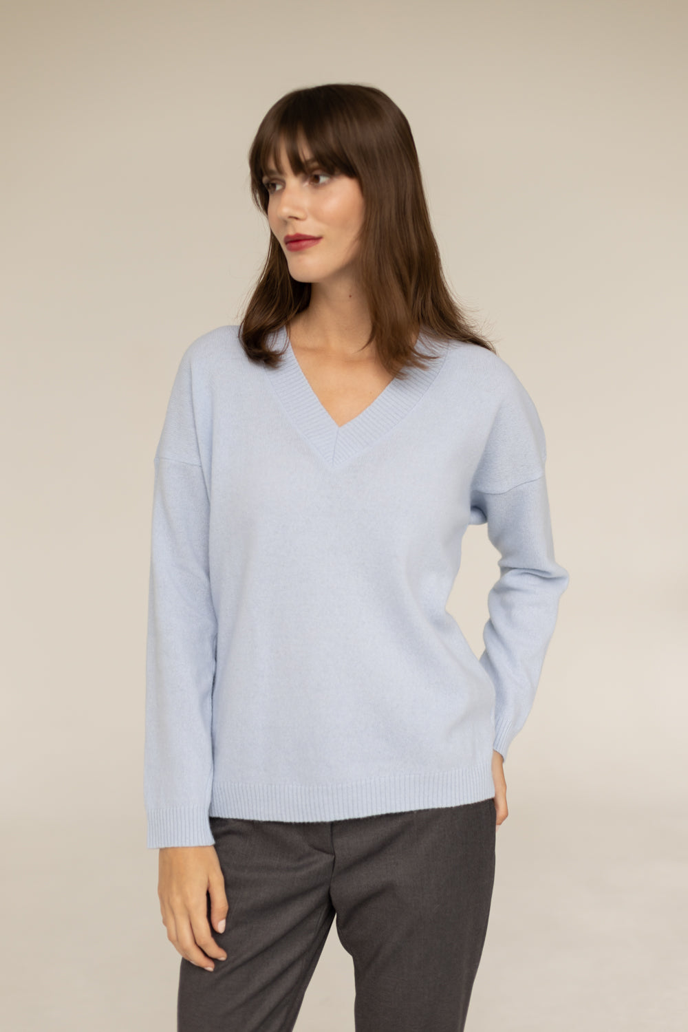 Cashmere Wool Sweater - Blue