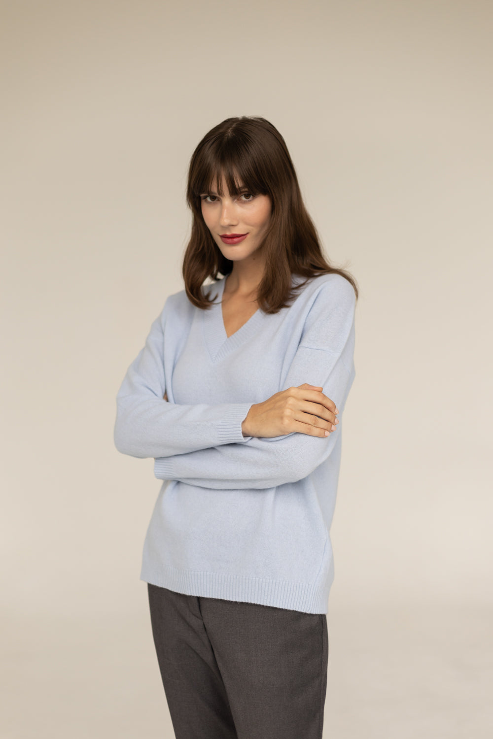 Cashmere Wool Sweater - Blue