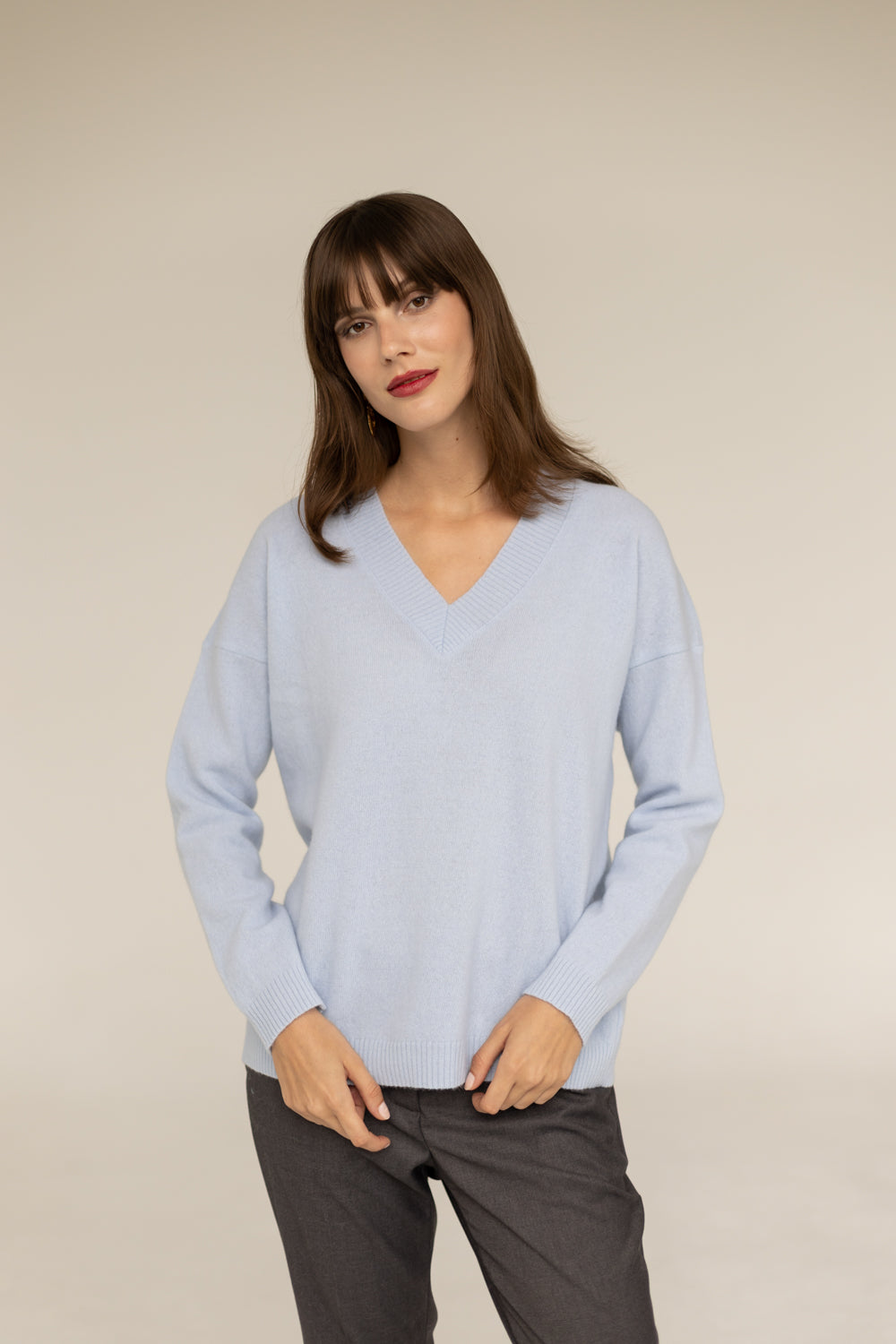 Cashmere Wool Sweater - Blue