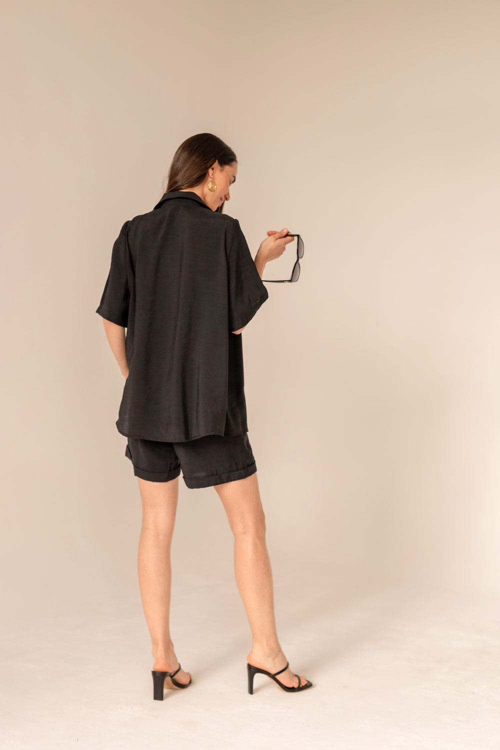 Cassis Two Piece Set - Shorts - Black