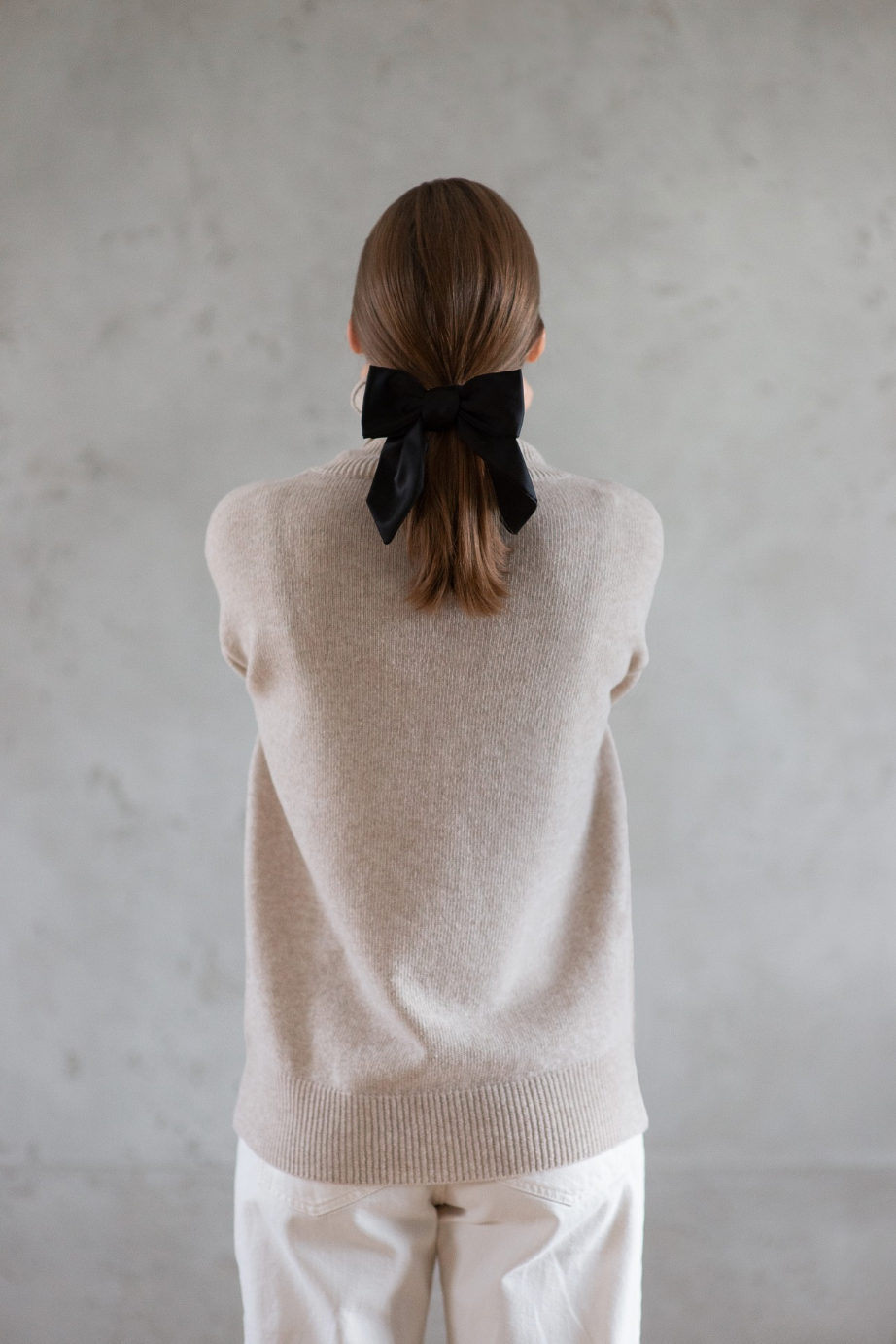 Cosy Classic Oversized Wool Turtleneck - Sand