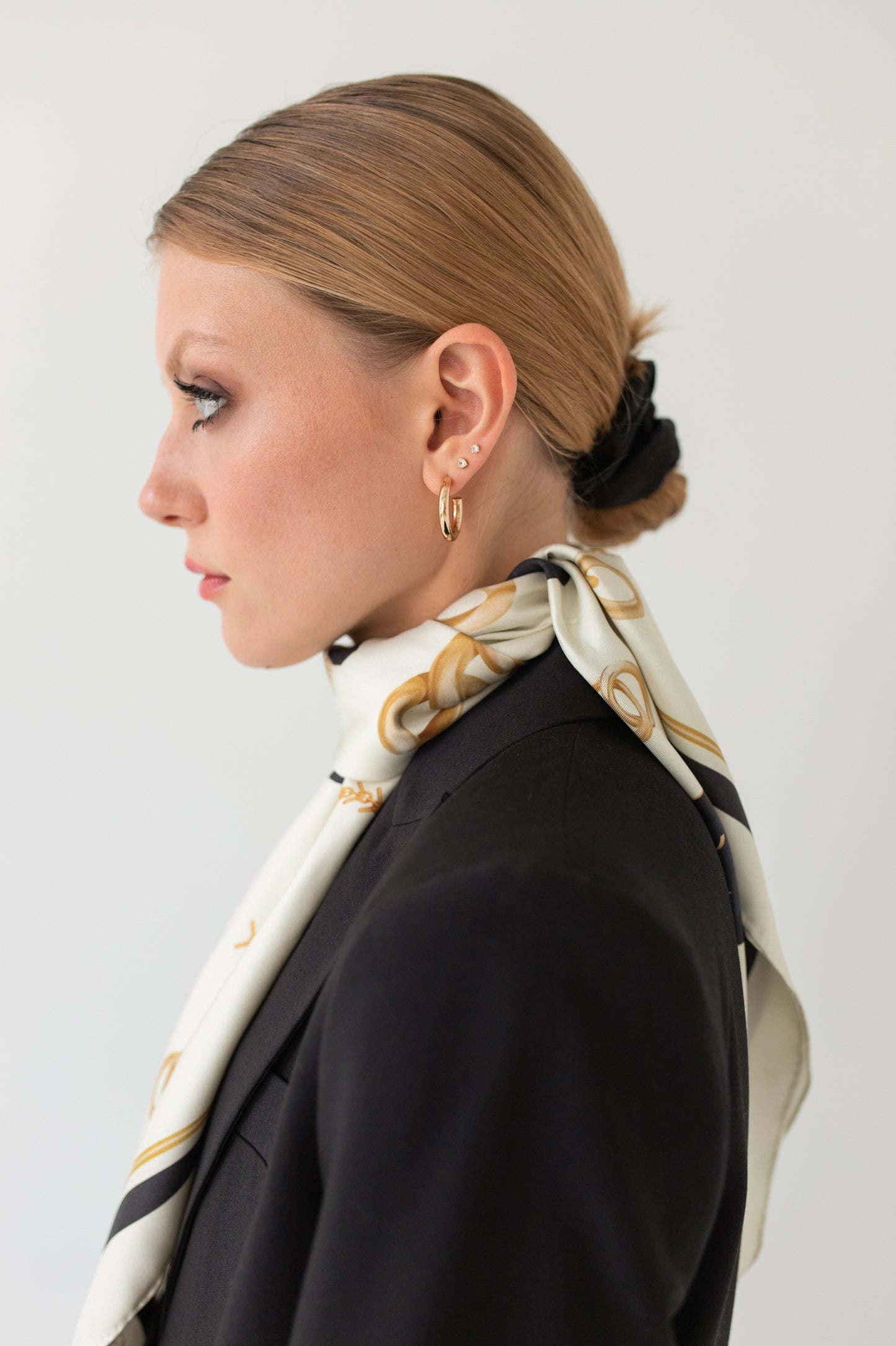 Double-Breasted Blazer - Black