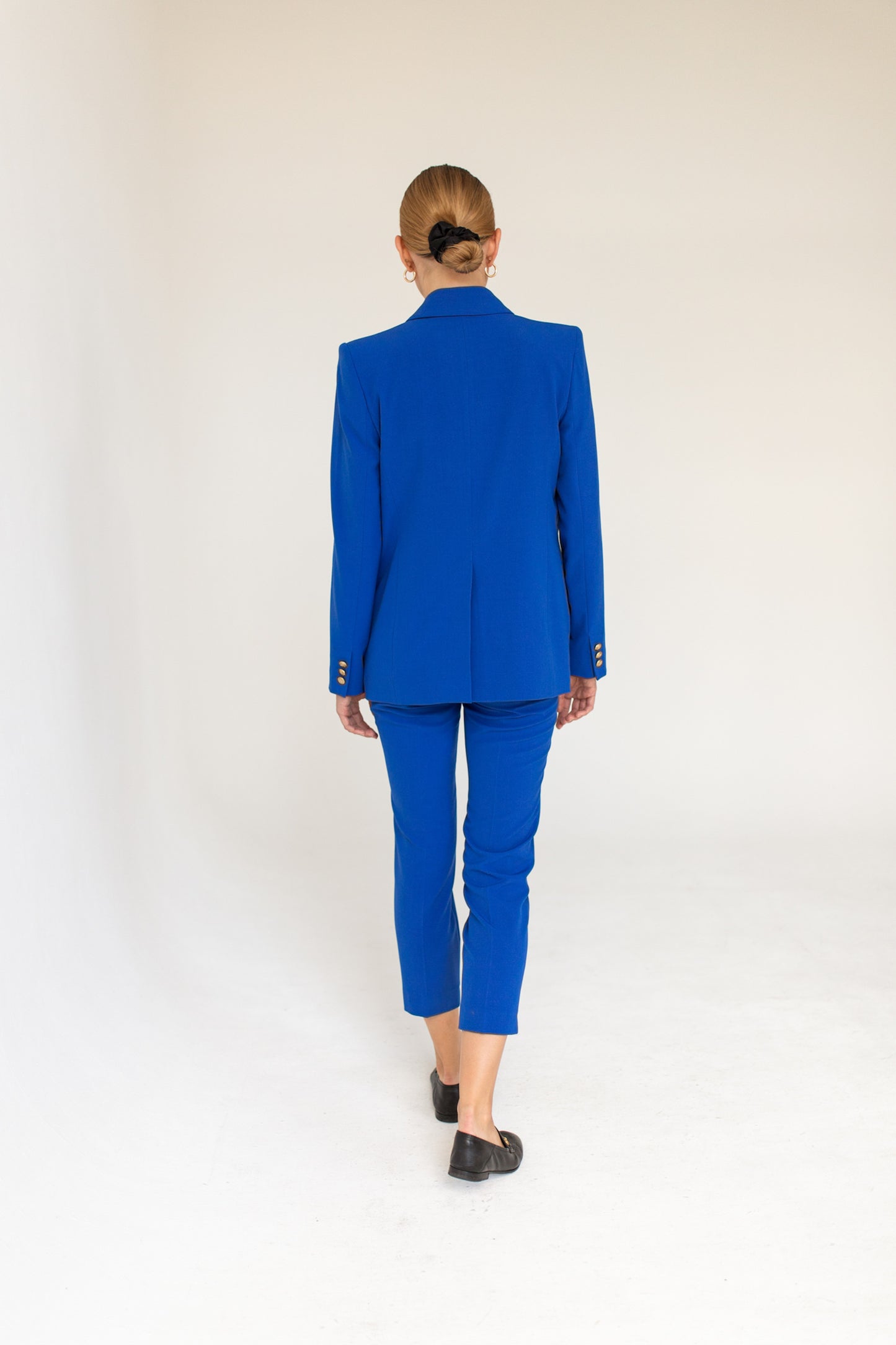 Double-Breasted Blazer - Sapphire