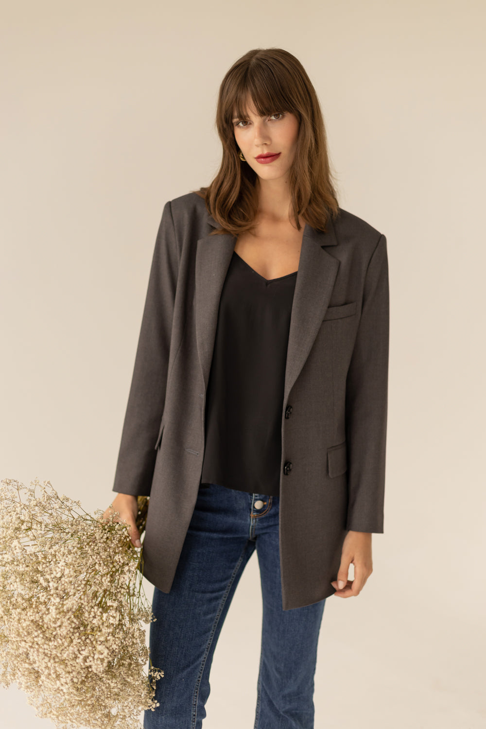 Maddison Blazer - Dark Grey