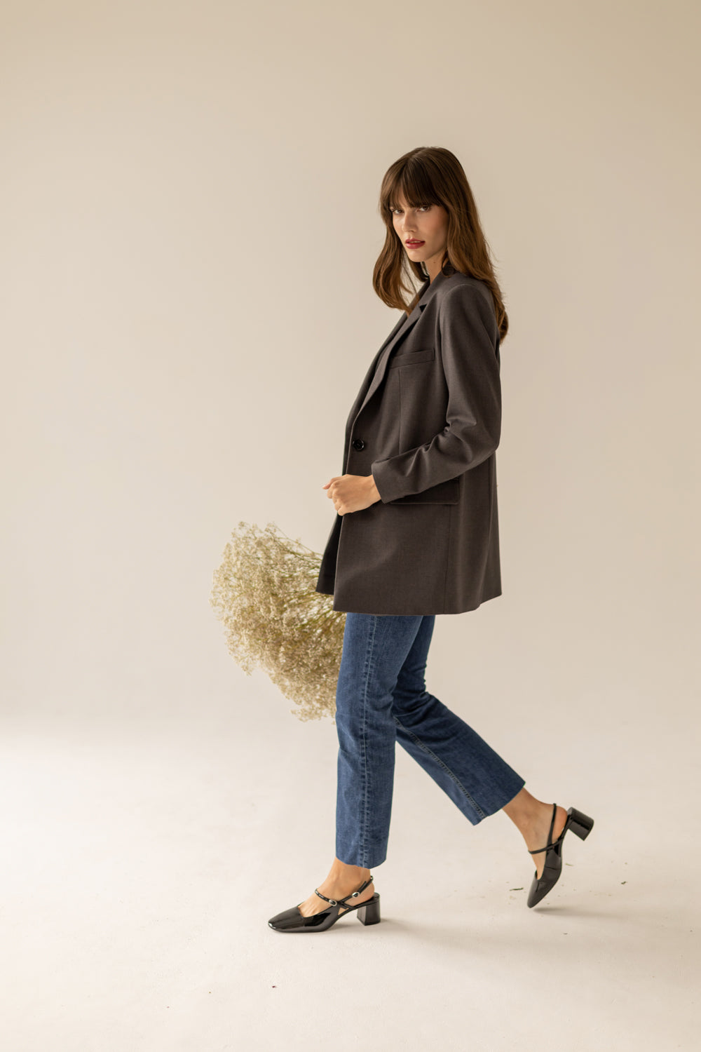 Maddison Blazer - Dark Grey