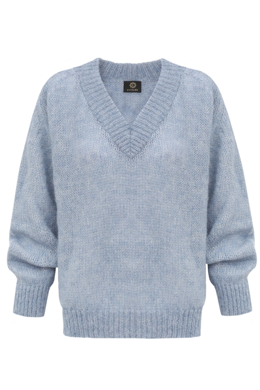 Mohair Wool Sweater - Blue