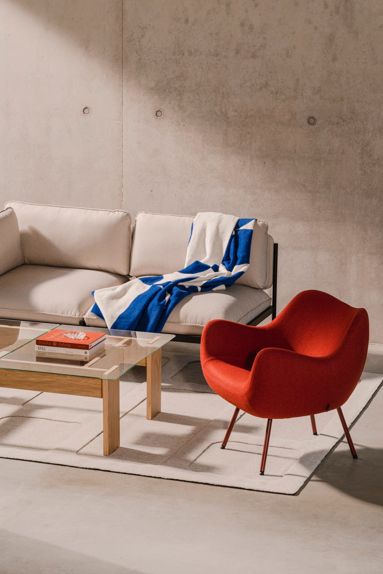RM58 Wool Armchair