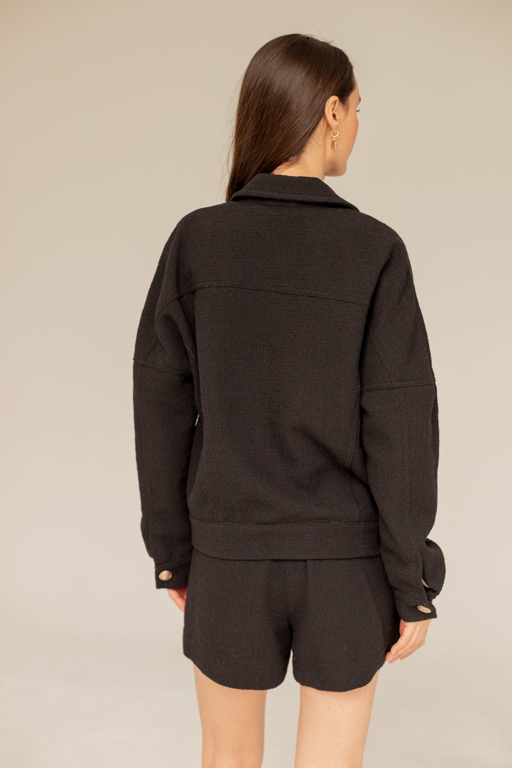 Tweed Jacket - Black