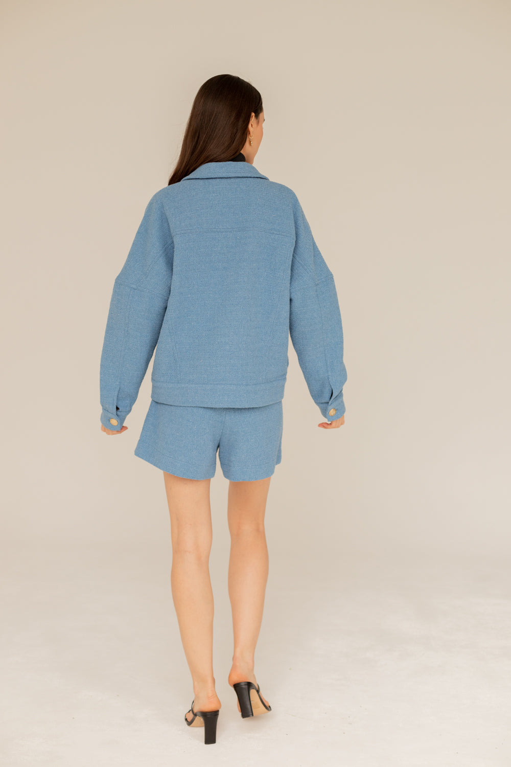 Tweed Jacket - Blue