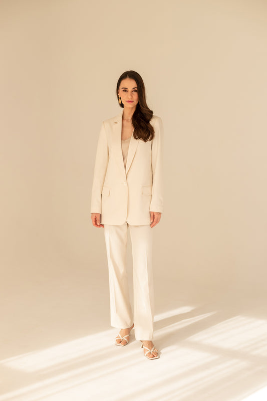 Vogue Blazer - Cream