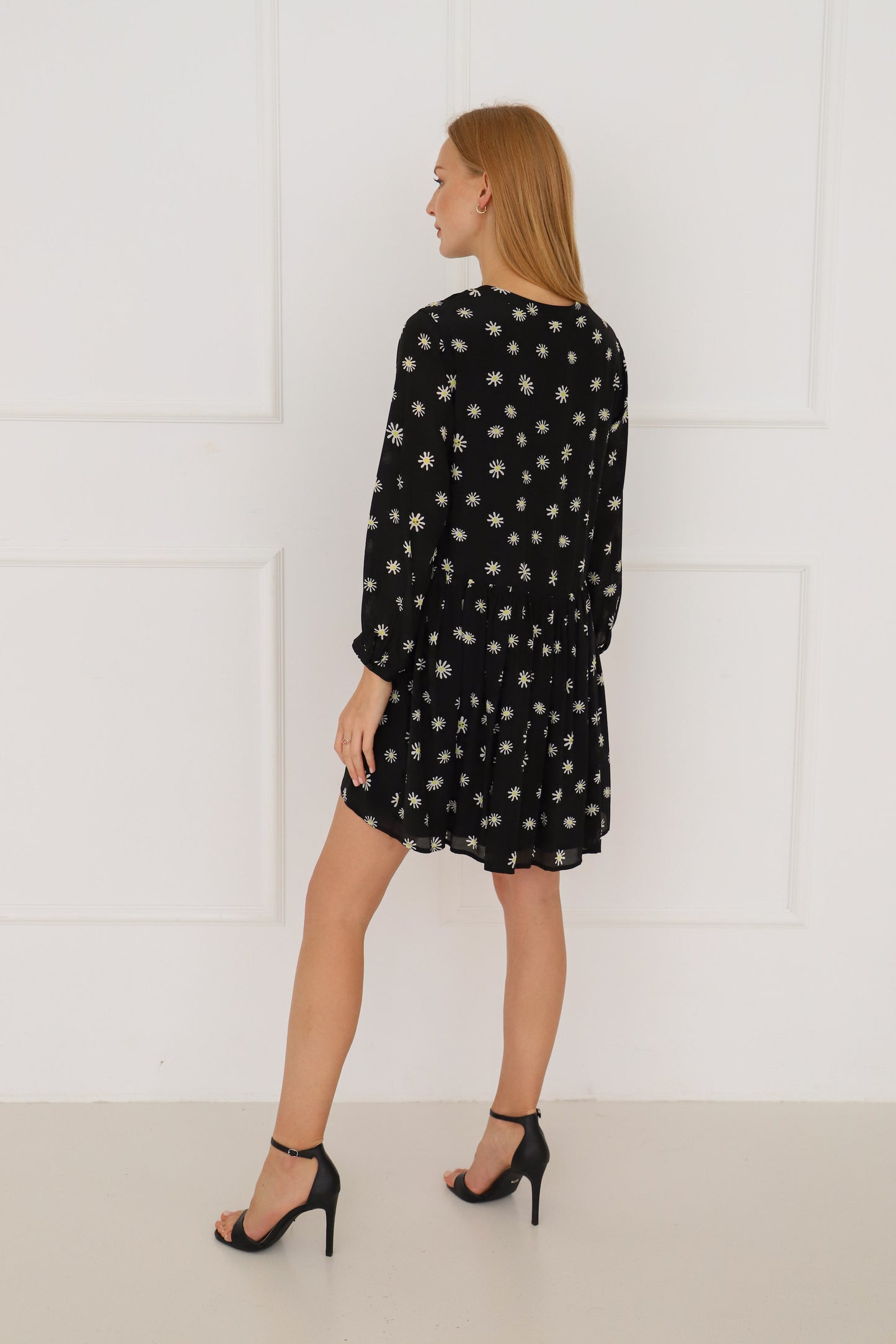 Daisy Black Silk Dress
