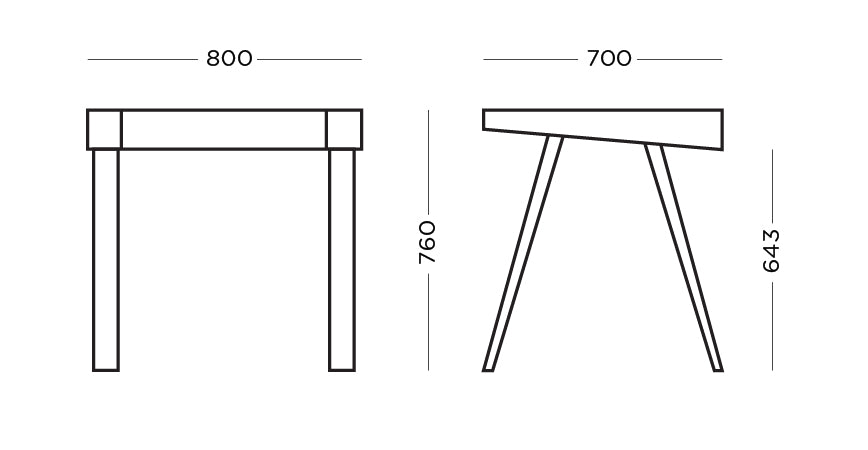 4.9 Writing Desk, 1 drawer