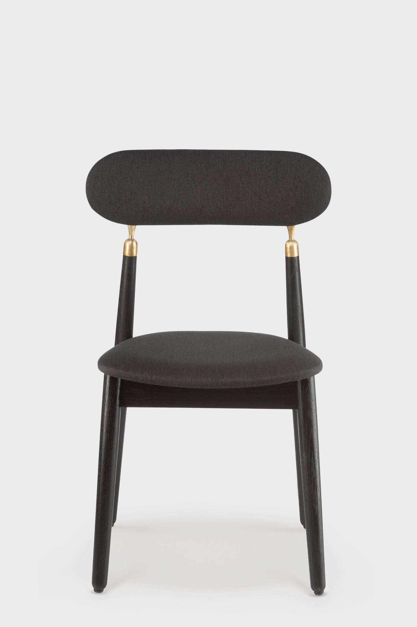 oak kitchen & dining room black woven chair