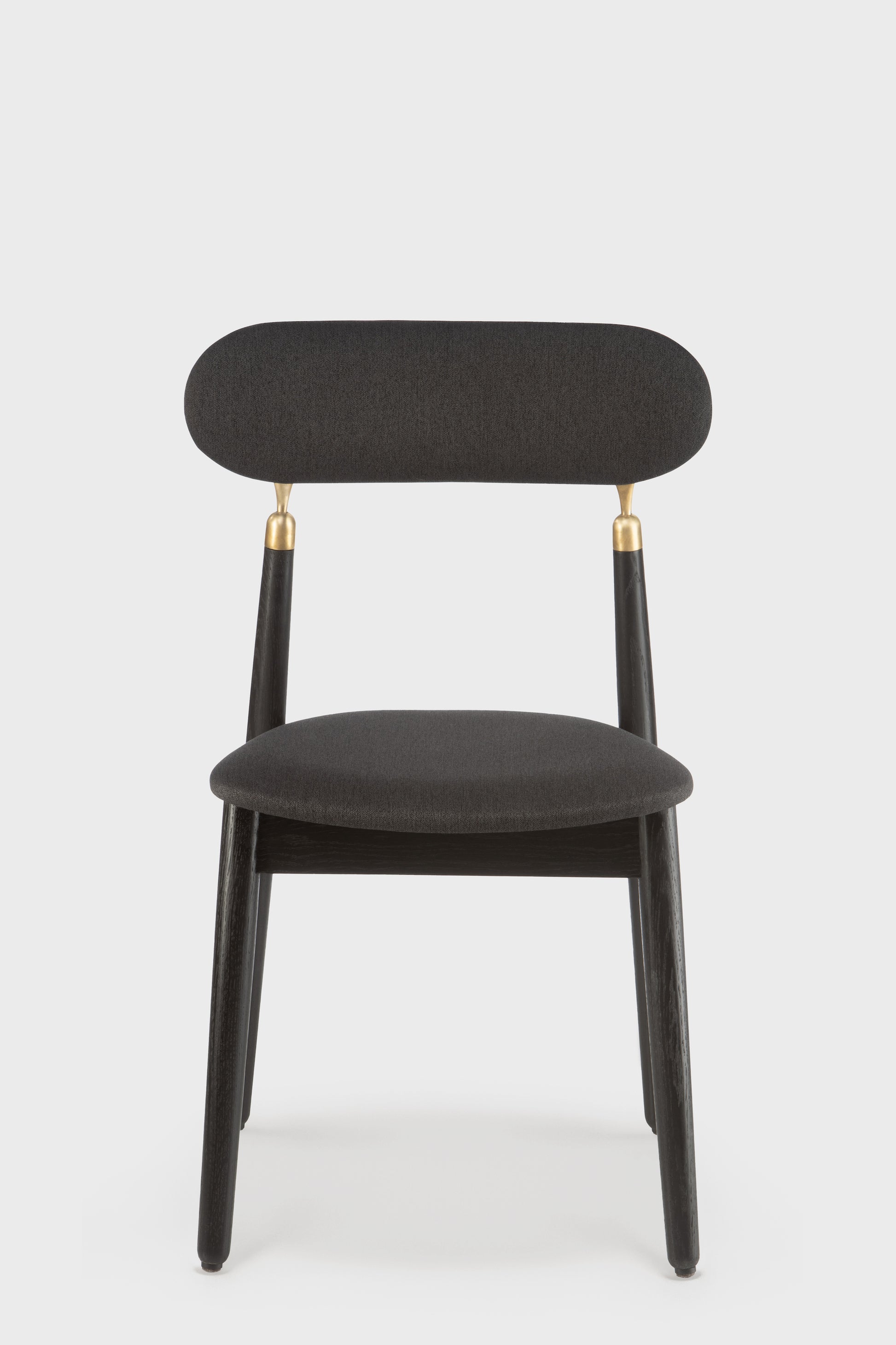 oak kitchen & dining room black woven chair