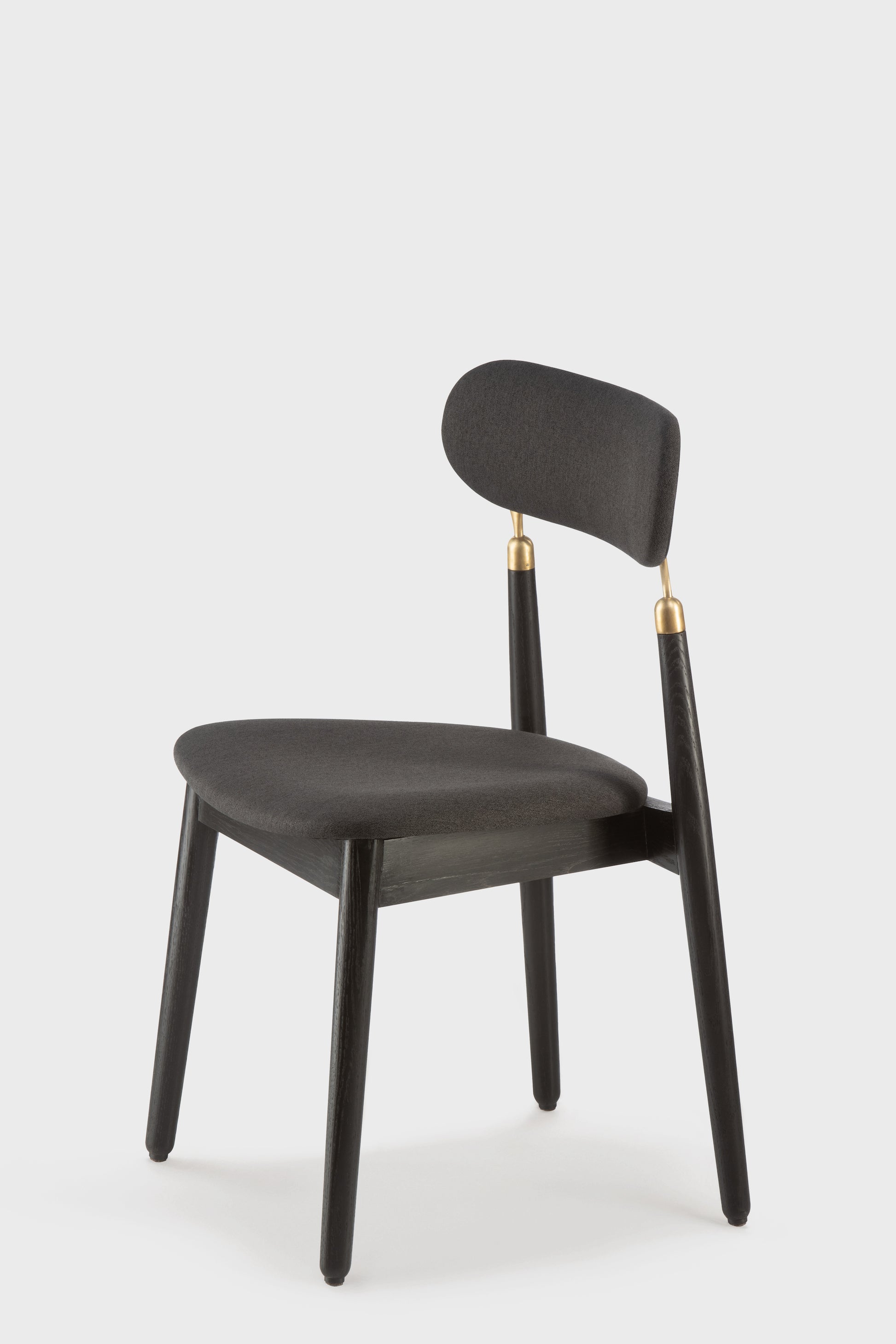 oak kitchen & dining room black woven chair
