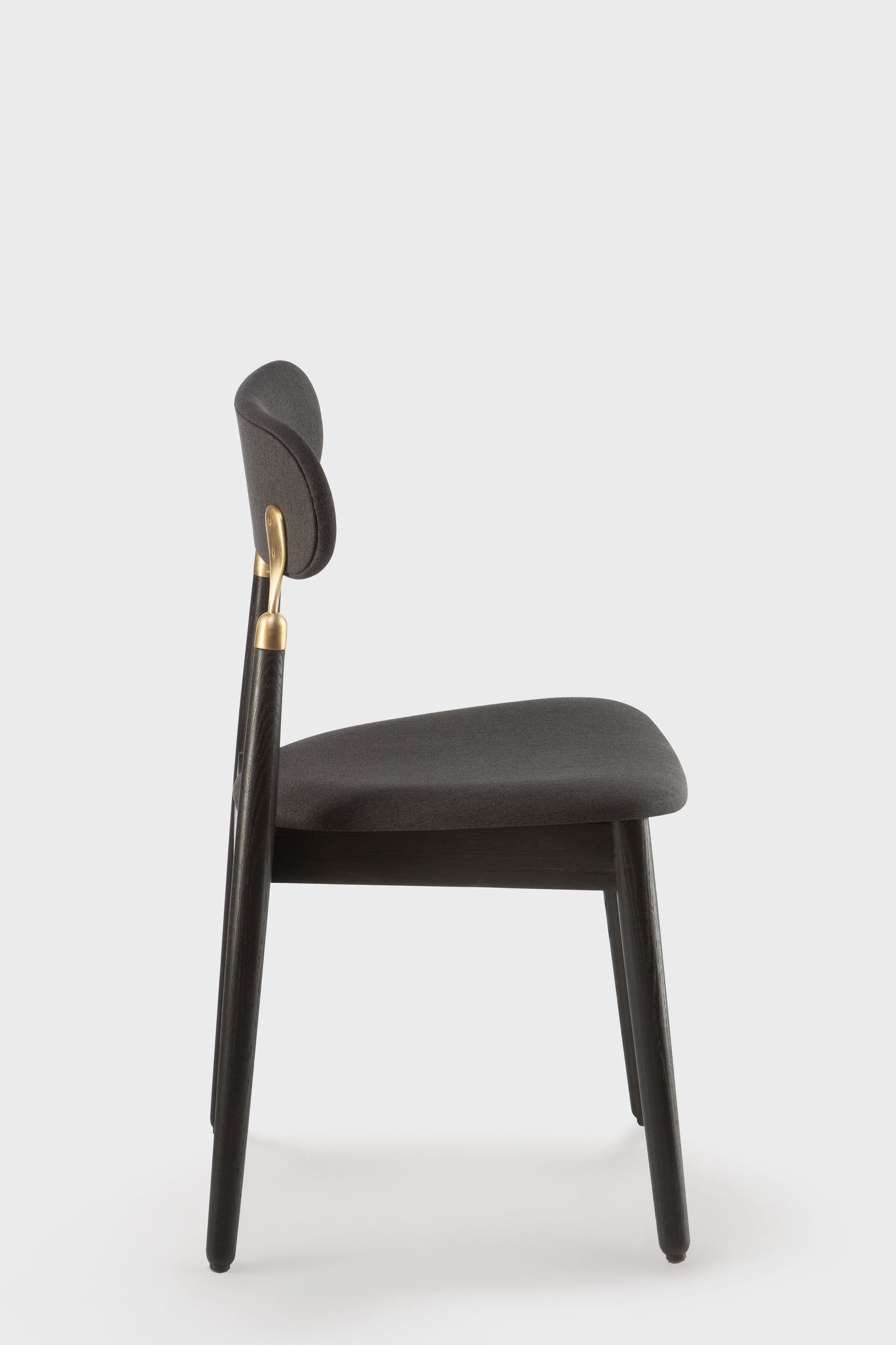 oak kitchen & dining room black woven chair