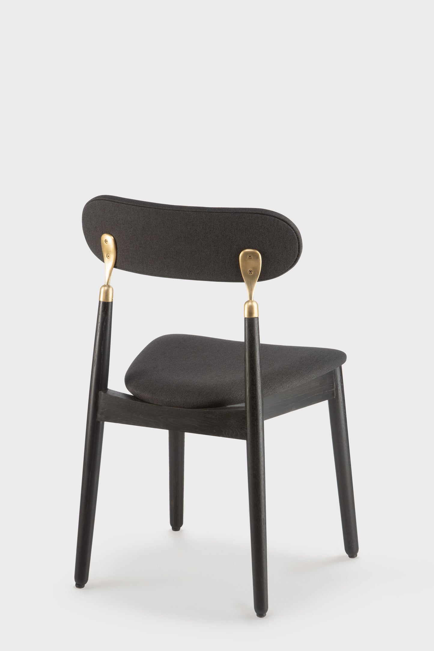 oak kitchen & dining room black woven chair