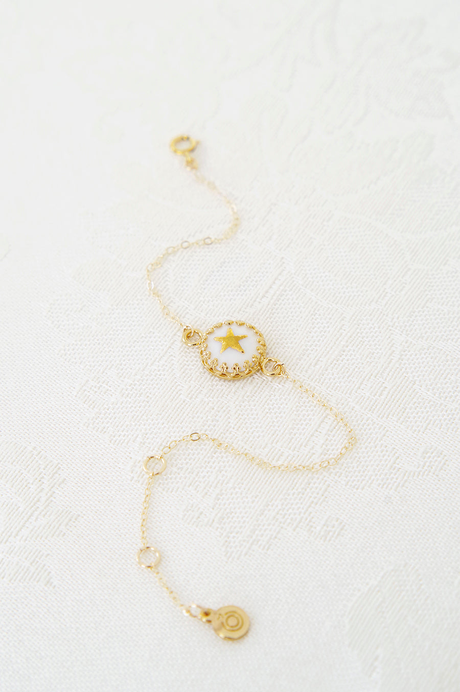 Porcelain Star Charm Bracelet
