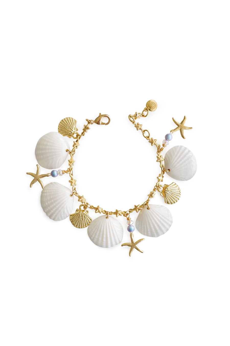 Little Mermaid Porcelain Seashell Bracelet