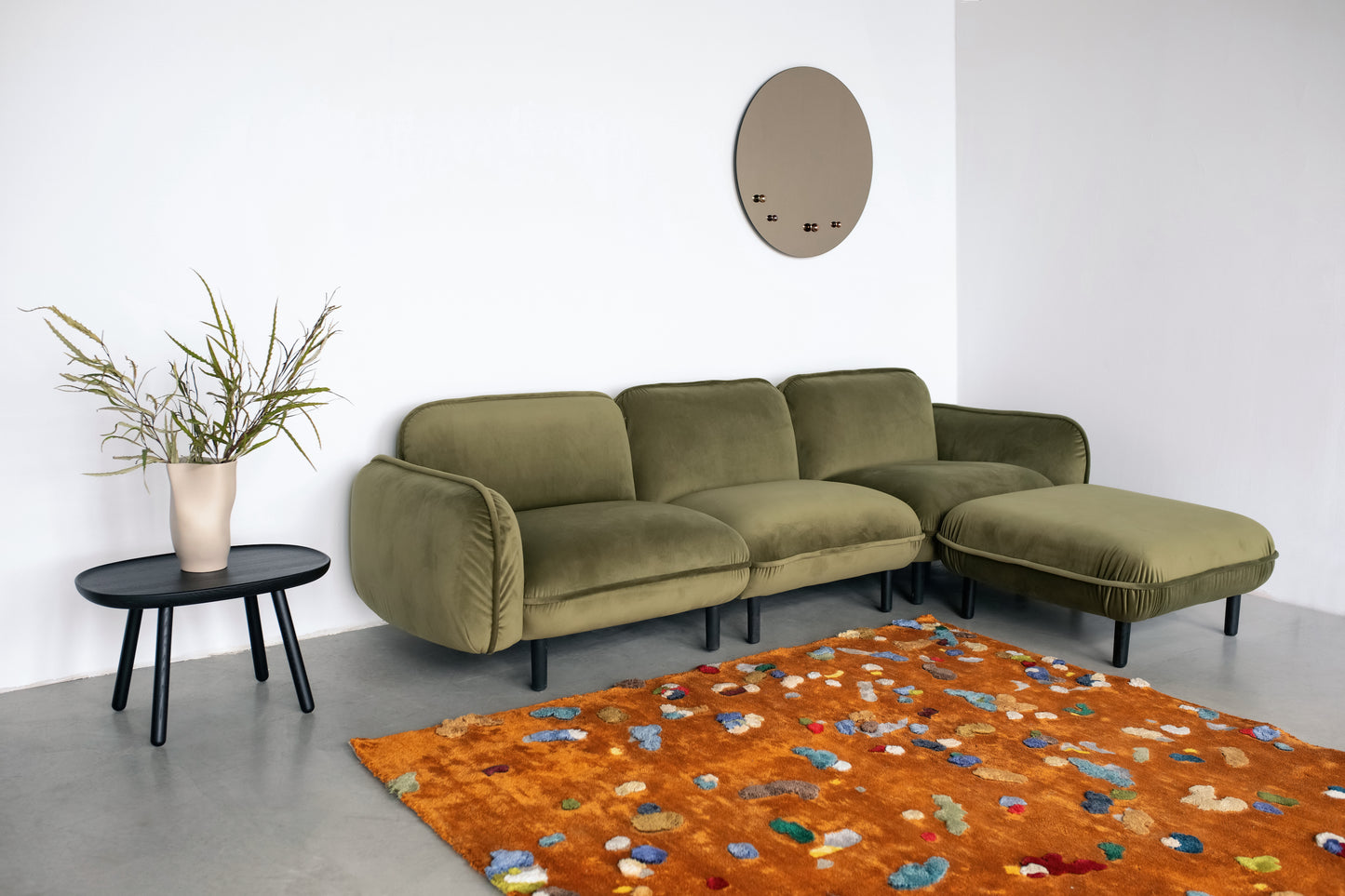 Bean Pouf Textum Avelina Velour