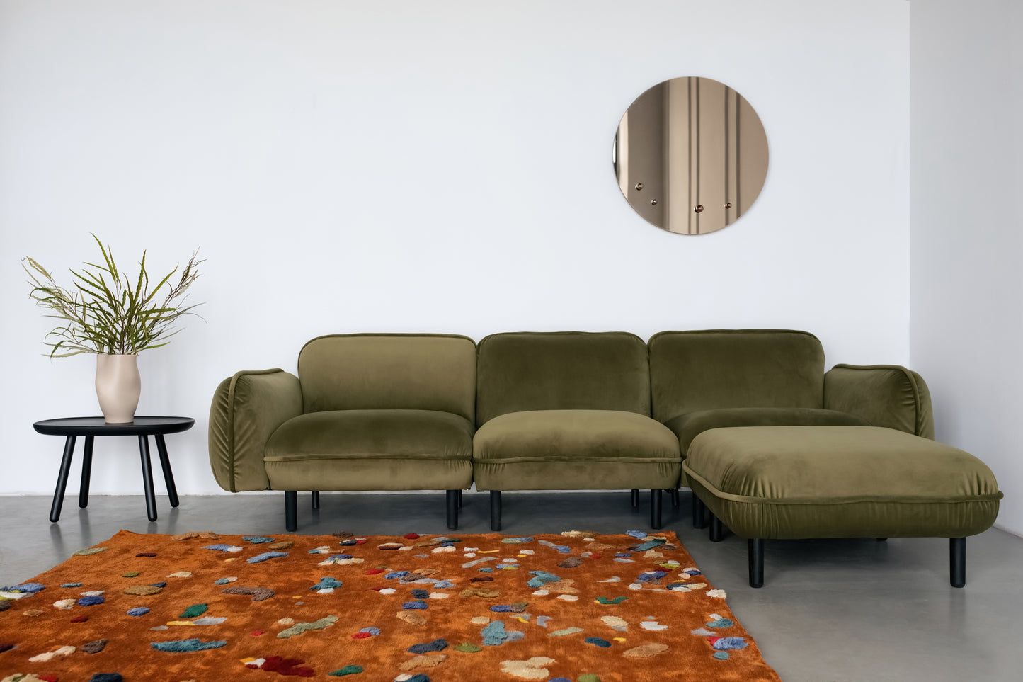 Bean Pouf Textum Avelina Velour