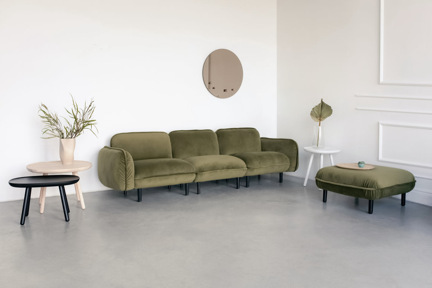 Bean Pouf Textum Avelina Velour
