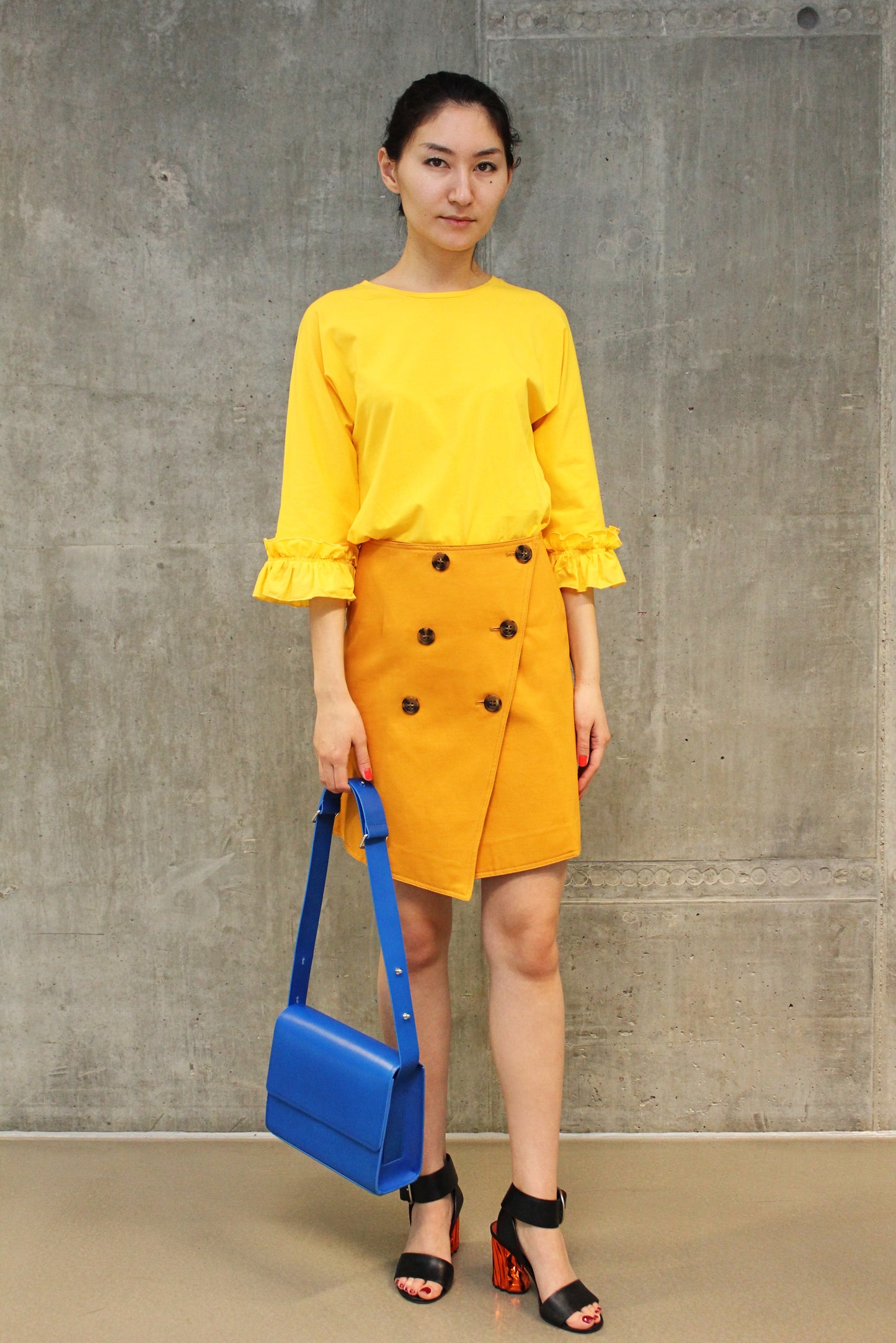 T-Shirt W/Ruffled Sleeves