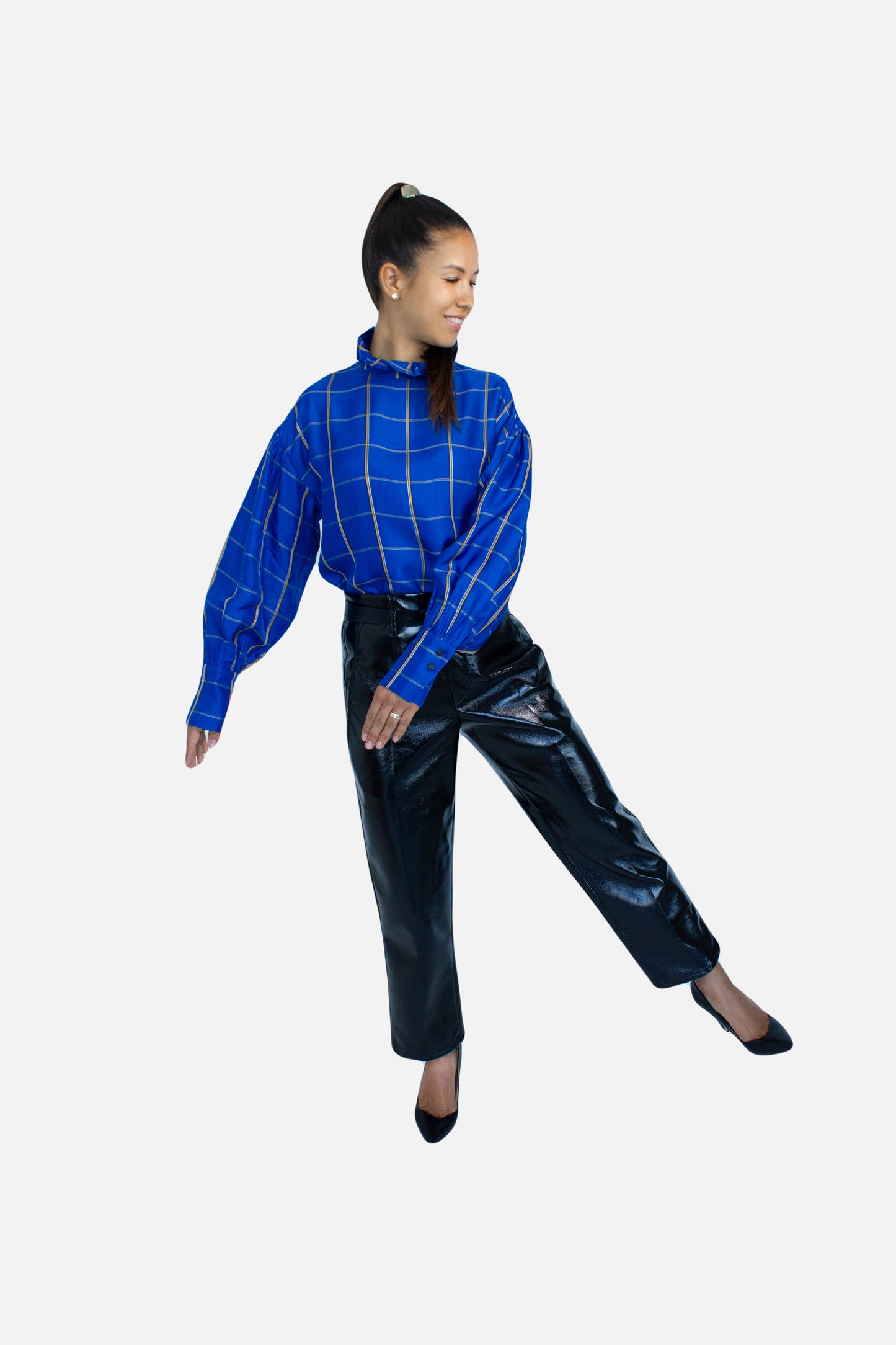 Cropped Wide Leg Trousers