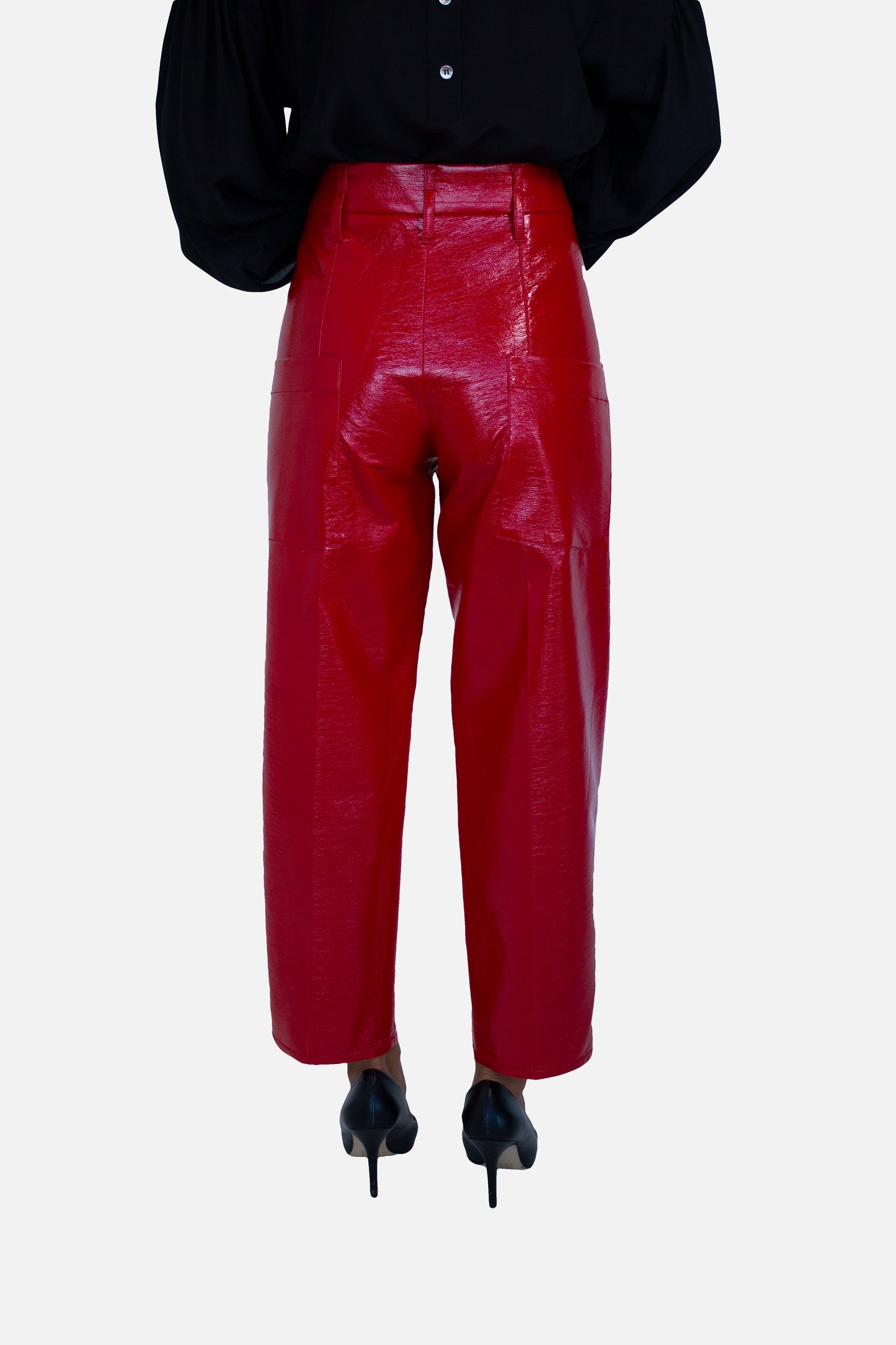 Cropped Wide Leg Trousers