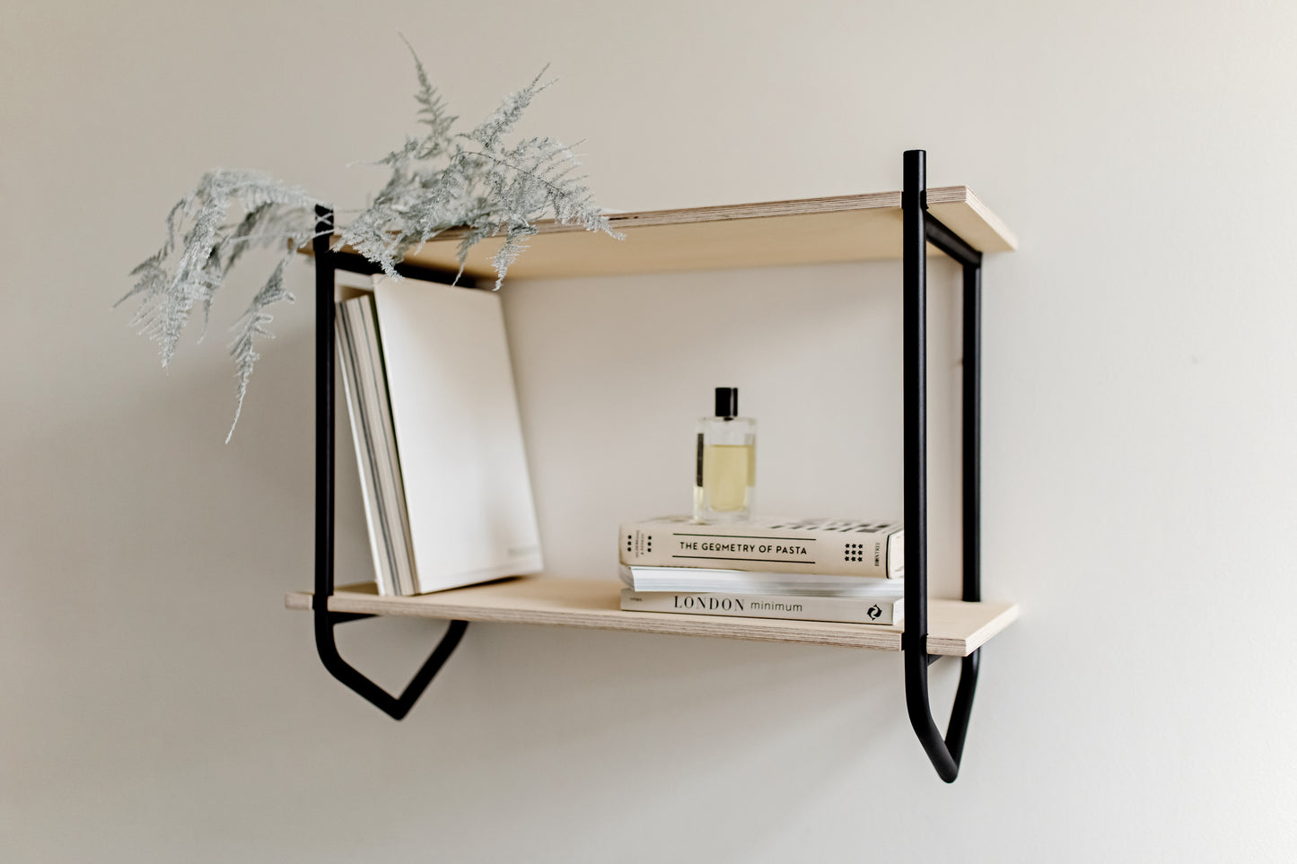 dessus black frame shelf