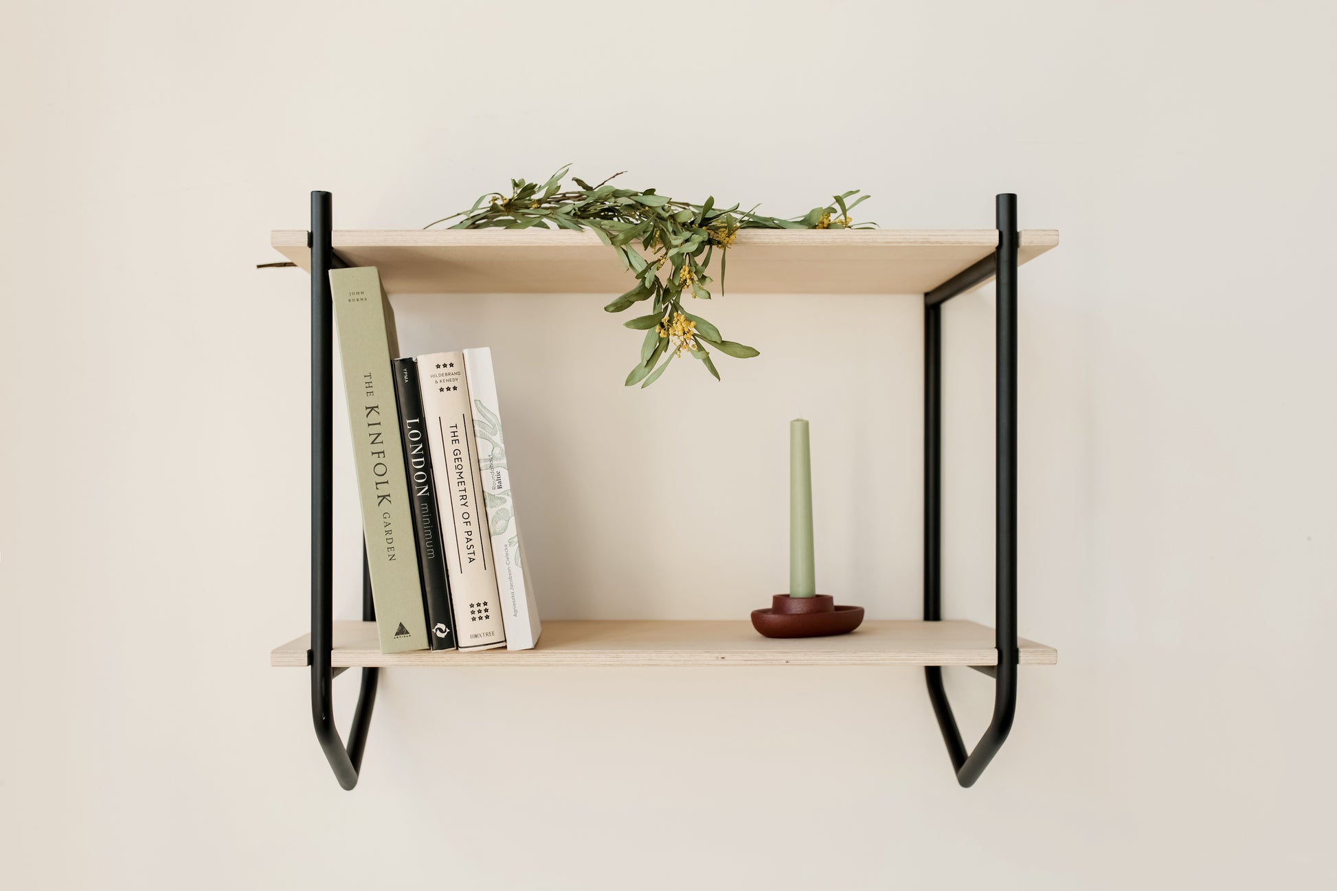 dessus black frame shelf
