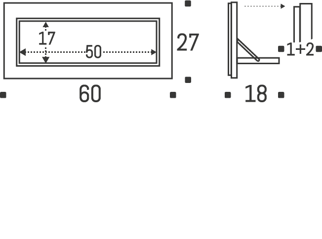 Fläpps Shoe Rack 60×27 cm
