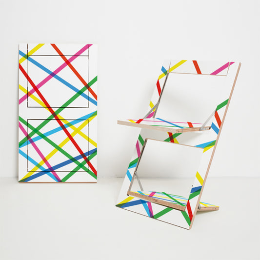 Fläpps Folding Chair – Colored Lines
